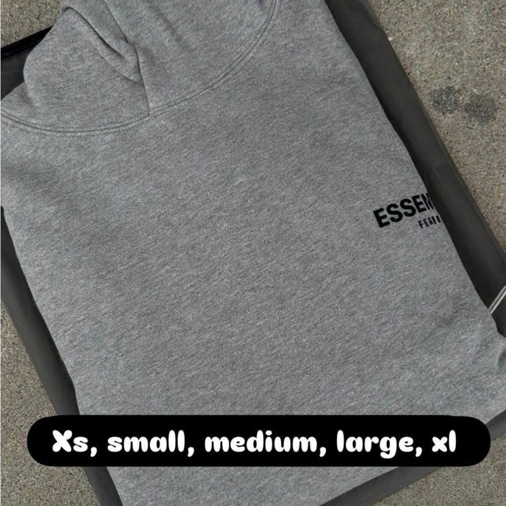 Essentials Heather Gray Pullover - image 1